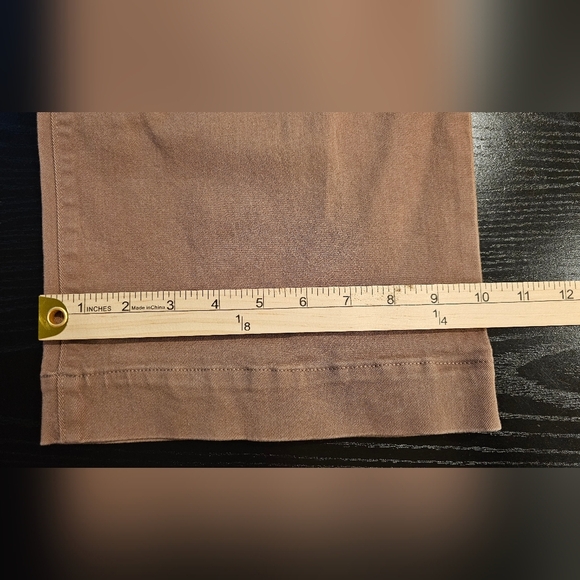 LOGO by Lori Goldstein Stretch Twill Boyfriend Crop Wide-Leg Pants, sz 14 - Picture 13 of 13